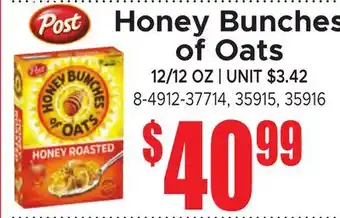 Jetro Honey Bunches of Oats offer