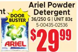 Jetro Ariel Powder Detergent offer