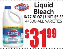 Jetro Liquid Bleach offer