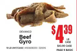 Jetro DEVANCO Beef Gyro offer