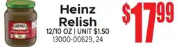 Jetro Heinz Relish offer