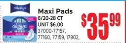Jetro Maxi Pads offer
