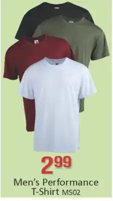 General Discount Men's Performance T-Shirt MS02 offer