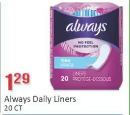General Discount Always Daily Liners offer