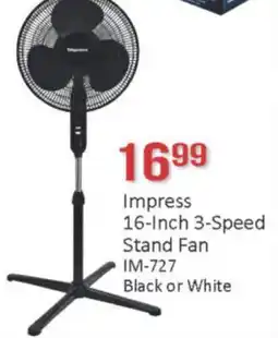 General Discount Impress 16-Inch 3-Speed Stand Fan offer