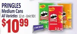 Jetro PRINGLES Medium Cans offer