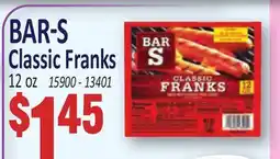 Jetro BAR-S Classic Franks offer