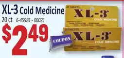 Jetro XL-3 Cold Medicine offer
