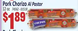 Jetro Pork Chorizo Al Pastor offer