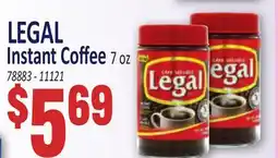 Jetro LEGAL Instant Coffee offer