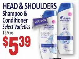 Jetro HEAD & SHOULDERS Shampoo & Conditioner offer