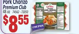 Jetro Pork Chorizo Premium Club offer