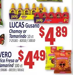 Jetro LUCAS Gusano Chamoy or Tamarindo offer