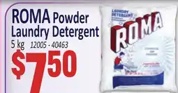 Jetro ROMA Powder Laundry Detergent offer