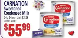 Jetro CARNACTION Sweetened Condensed Milk offer