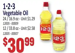 Jetro 1•2•3 Vegetable Oil offer