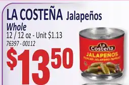 Jetro LA COSTEÑA Jalapeños offer