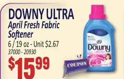 Jetro DOWNY ULTRA April Fresh Fabric Softener offer