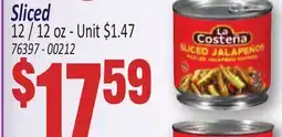 Jetro La Costeña Sliced Jalapeños offer