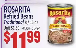 Jetro ROSARITA Refried Beans Traditional offer