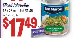 Jetro Sliced Jalapeños offer