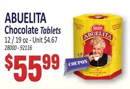 Jetro ABUELITA Chocolate Tablets offer