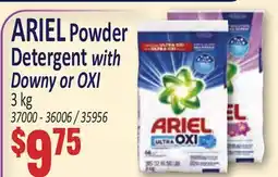 Jetro ARIEL Powder Detergent with Downy or OXI offer