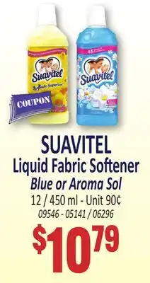 Jetro SUAVITEL Liquid Fabric Softener Blue or Aroma Sol offer