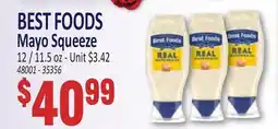 Jetro BEST FOODS Mayo Squeeze offer