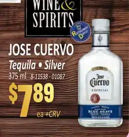 Jetro JOSE CUERVO Tequila • Silver offer