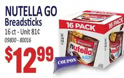 Jetro NUTELLA GO Breadsticks offer