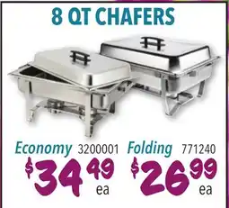 Restaurant Depot 8 QT CHAFERS offer