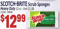 Jetro SCOTCH-BRITE Scrub Sponges Heavy Duty offer