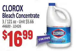 Jetro CLOROX Bleach Concentrate offer