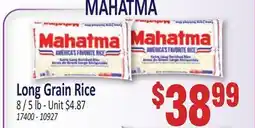 Jetro MAHATMA Long Grain Rice offer