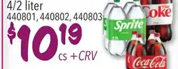 Restaurant Depot 4/2 liter offer