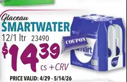 Restaurant Depot Glaceau SMARTWATER offer