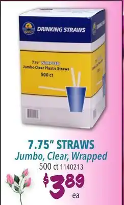 Restaurant Depot 7.75 STRAWS offer