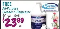 Restaurant Depot FREE All-Purpose Cleaner & Degreaser offer