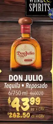 Restaurant Depot DON JULIO Tequila • Reposado offer