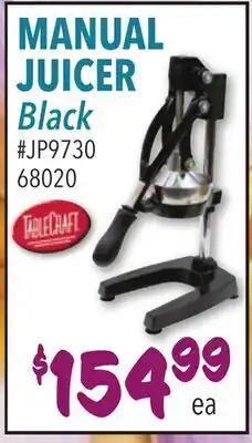 Restaurant Depot MANUAL JUICER Black offer