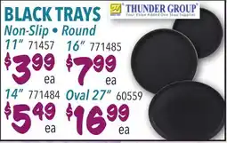 Restaurant Depot BLACK TRAYS offer