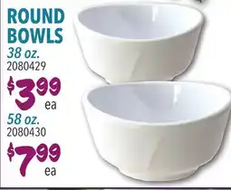 Restaurant Depot ROUND BOWLS offer