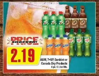 Econofoods A&W, 7•UP, Sunkist Or Canada Dry Products offer