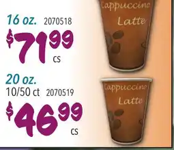 Restaurant Depot Cappuccino Latte offer