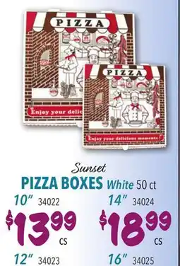 Restaurant Depot PIZZA BOXES offer