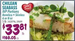 Restaurant Depot CHILEAN SEABASS IVP Portions offer