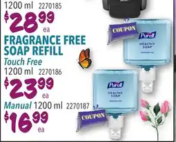 Restaurant Depot FRAGRANCE FREE SOAP REFILL offer