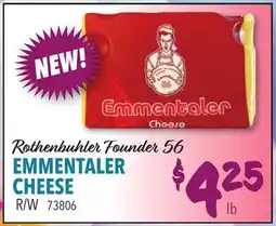 Restaurant Depot Rothenbuhler Founder 56 Emmental Cheese offer