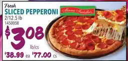 Restaurant Depot Mama Isabella's Fresh SLICED PEPPERONI offer